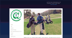 Desktop Screenshot of michianaspine.com